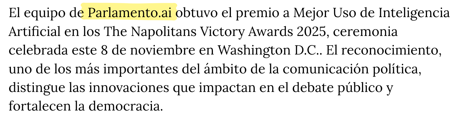 El Mostrador · Parlamento.ai